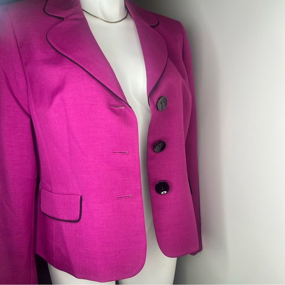 Le Suit Separates Polyester 3 Button Purple Suit Blazer Jacket Women's 18 - Picture 13 of 16